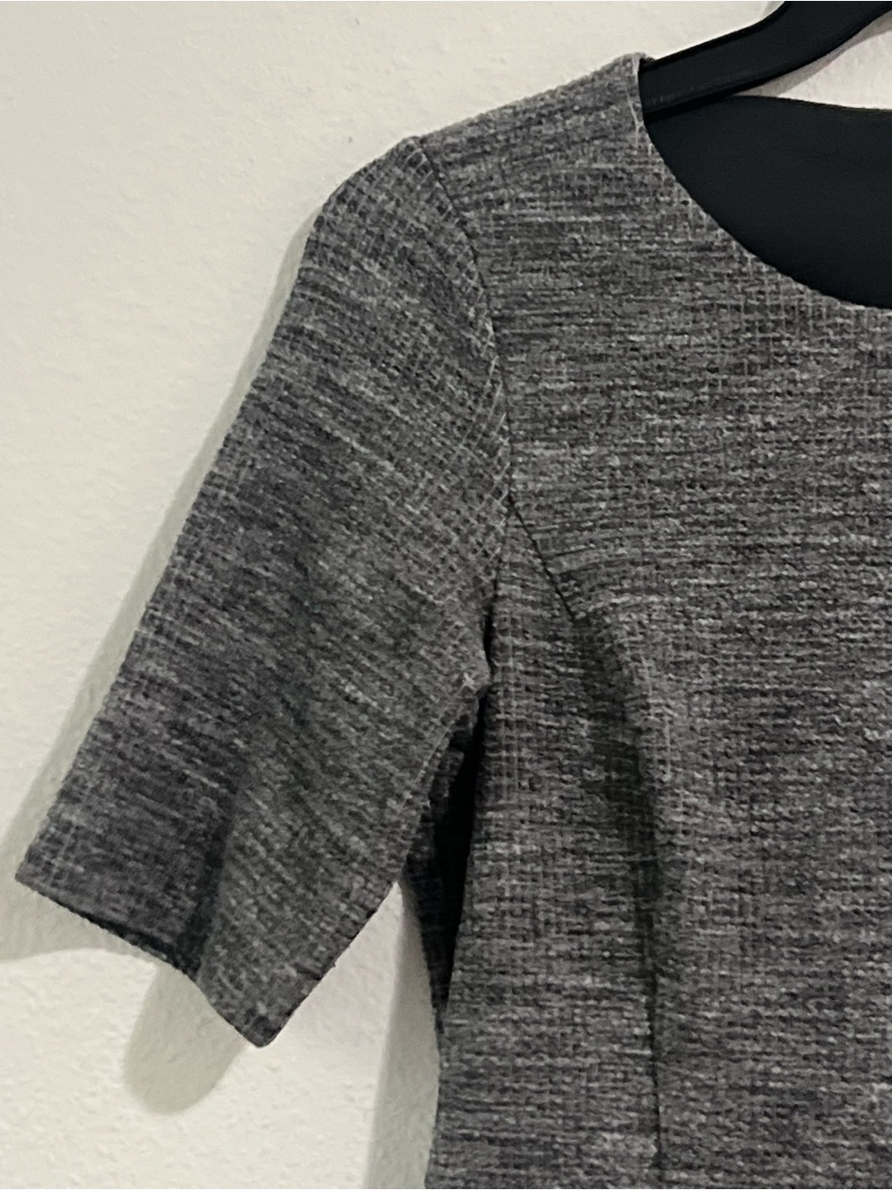Lands' End‎ Heather Gray Midi Sheath Dress, Sizw 14T - Picture 7 of 8